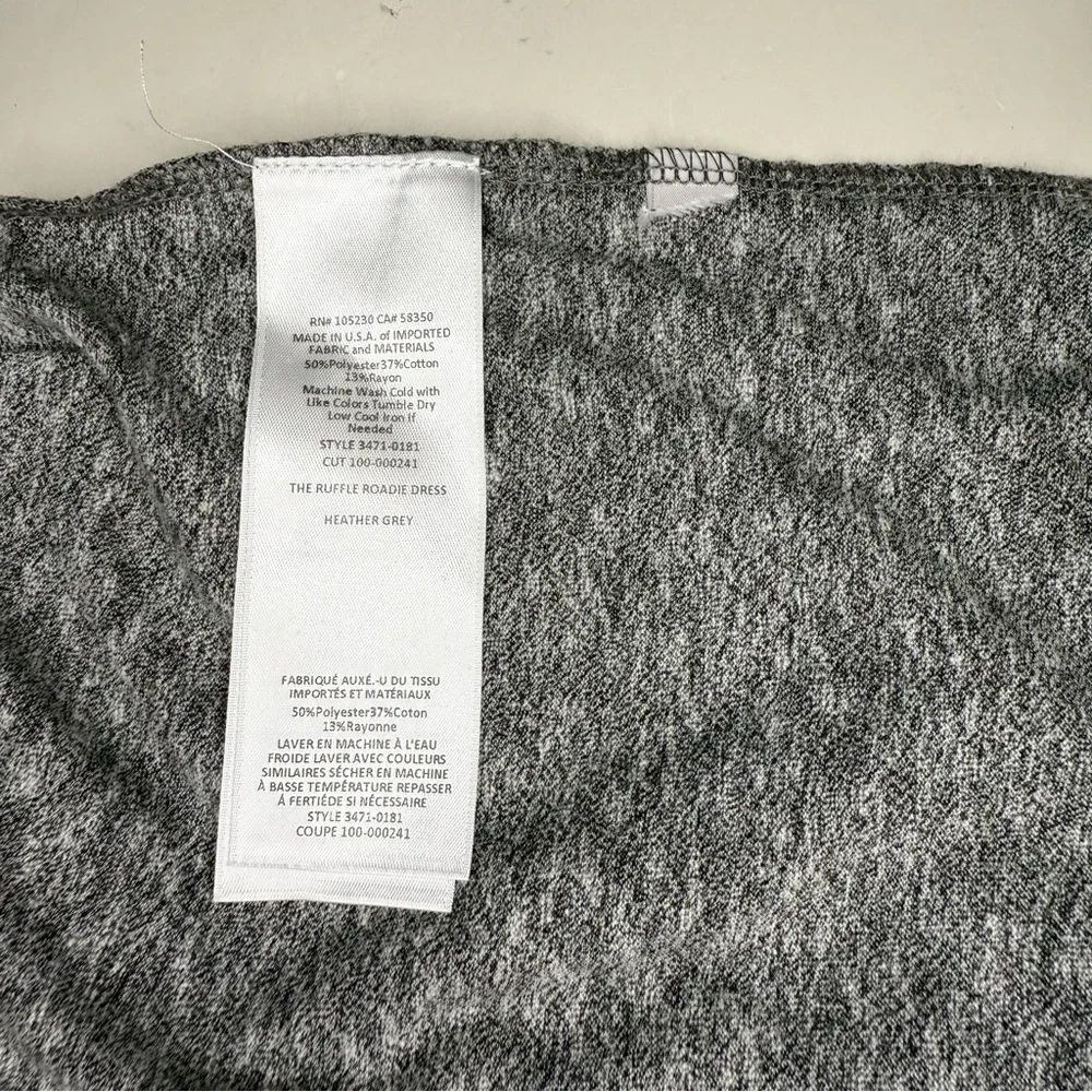 Current/Elliott Dress Ruffle Sleeve Roadie T-Shirt Mini Dress | Sz Large (3) - Picture 7 of 10